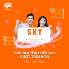 GÓI SKY đạt tốc độ 1Gbps/150Mbps giá chỉ 225000đ